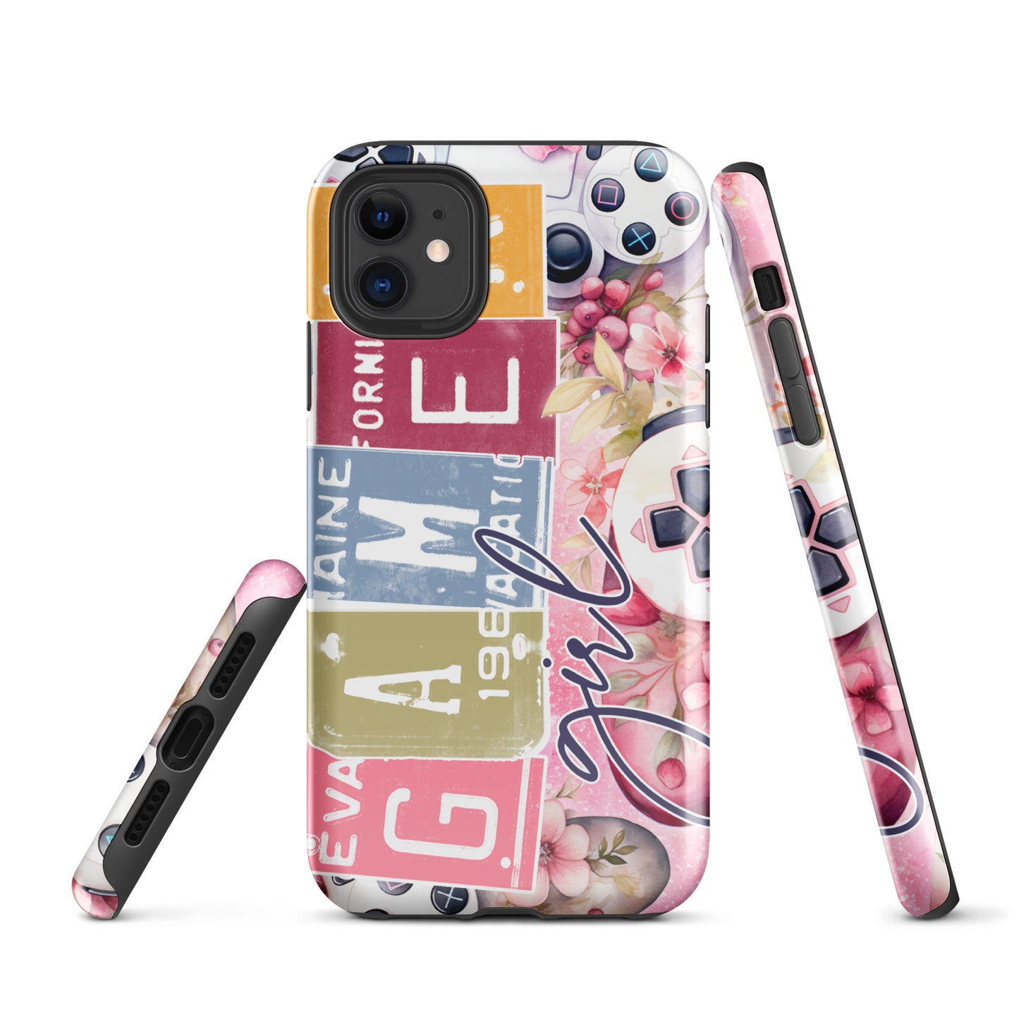 Tough Case for iPhone® - Gamer - Pink