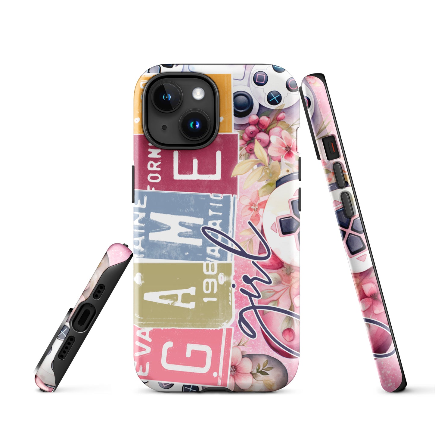 Tough Case for iPhone® - Gamer - Pink