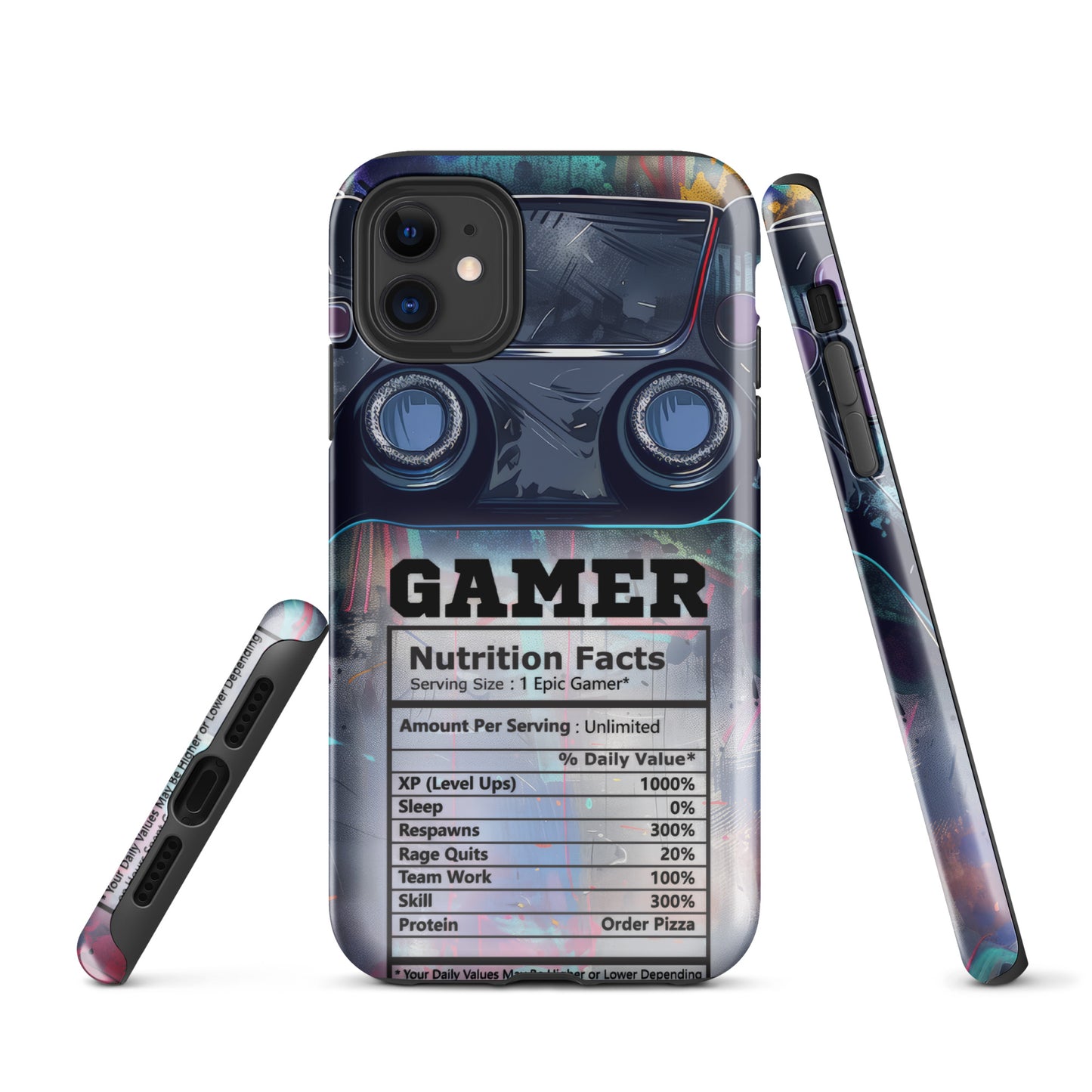 Tough Case for iPhone® - Gamer - Blue