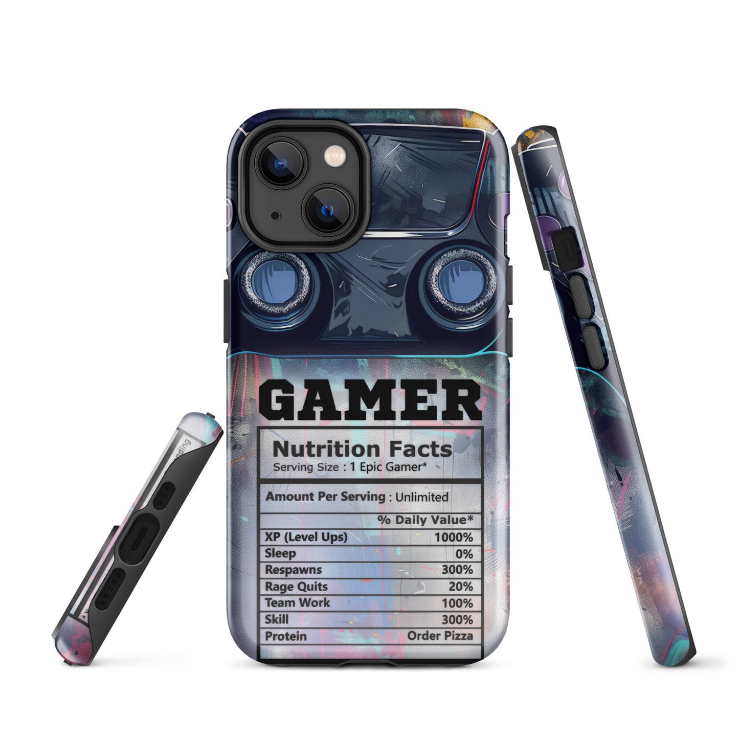 Tough Case for iPhone® - Gamer - Blue