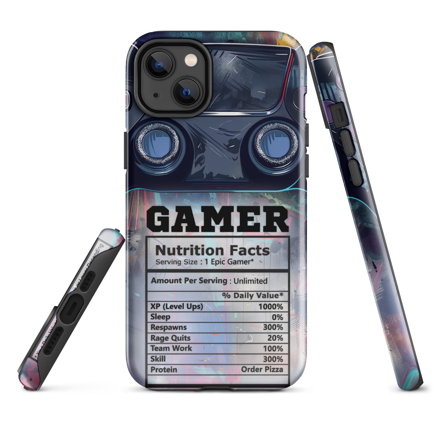 Tough Case for iPhone® - Gamer - Blue