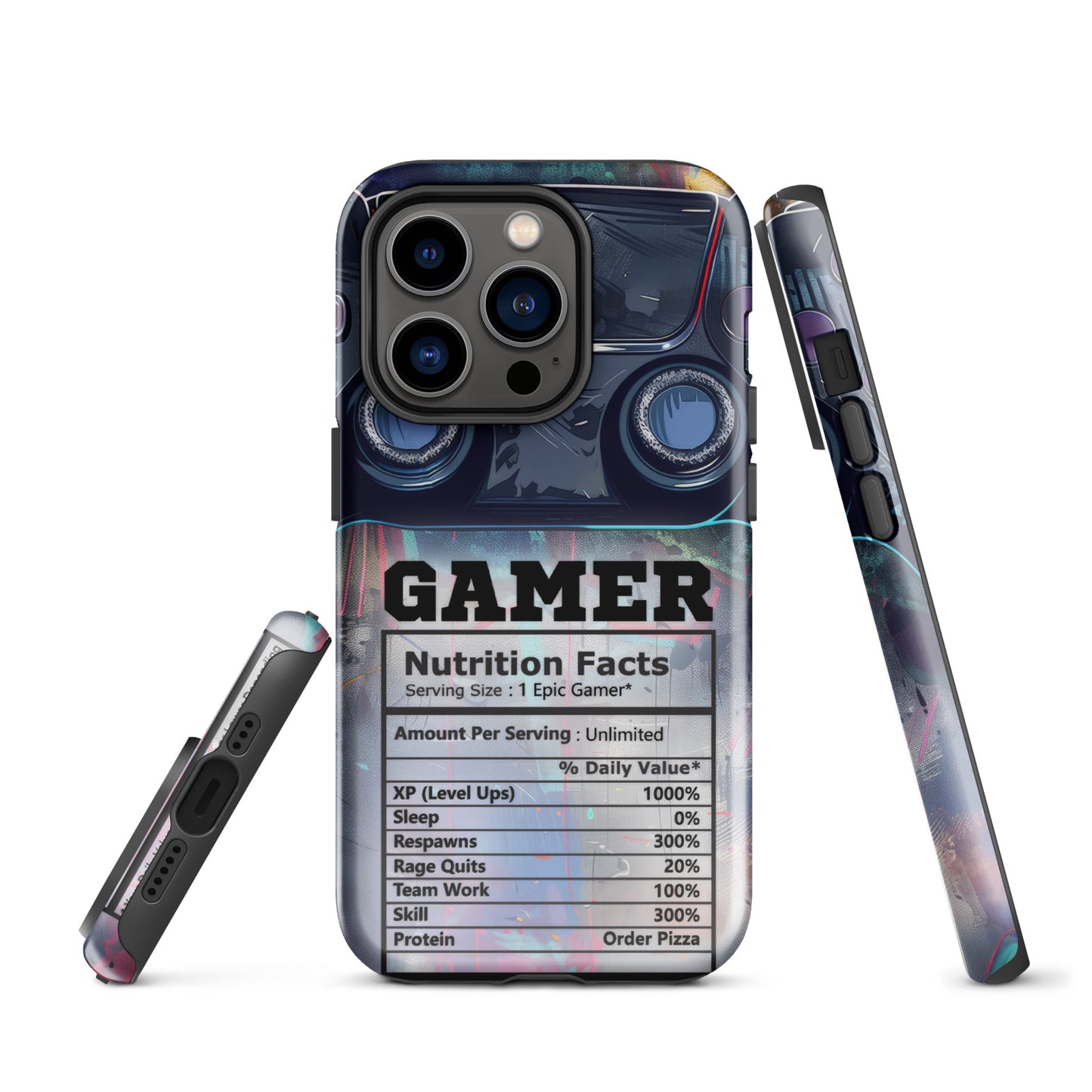 Tough Case for iPhone® - Gamer - Blue