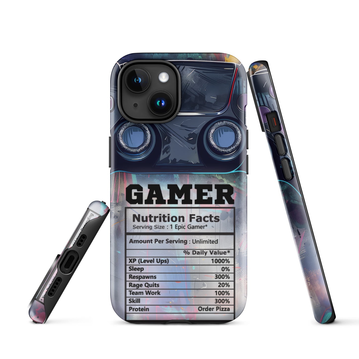 Tough Case for iPhone® - Gamer - Blue