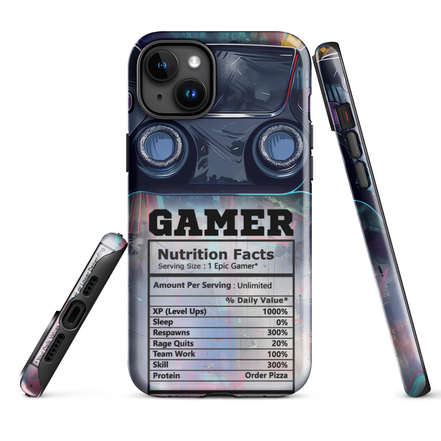 Tough Case for iPhone® - Gamer - Blue