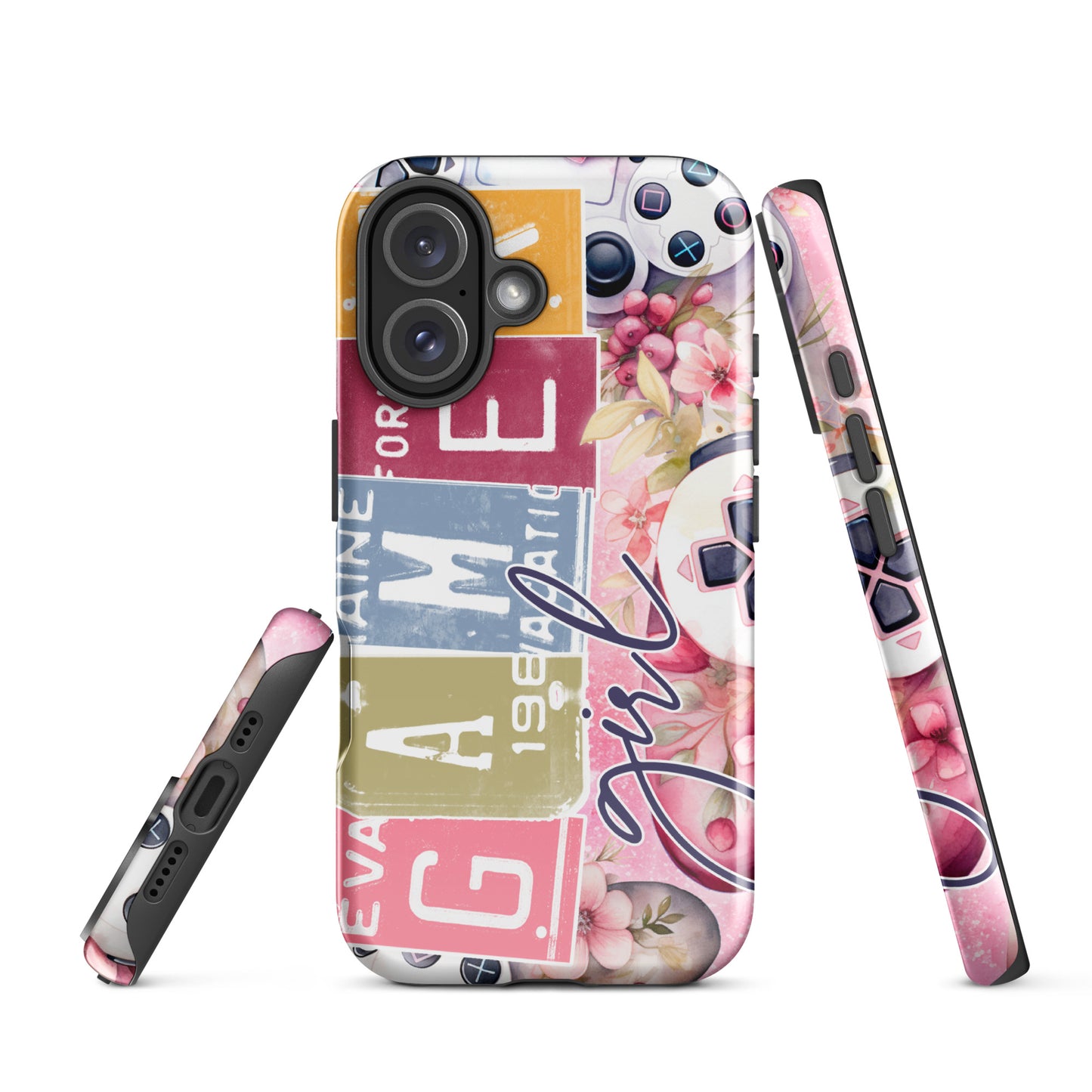 Tough Case for iPhone® - Gamer - Pink