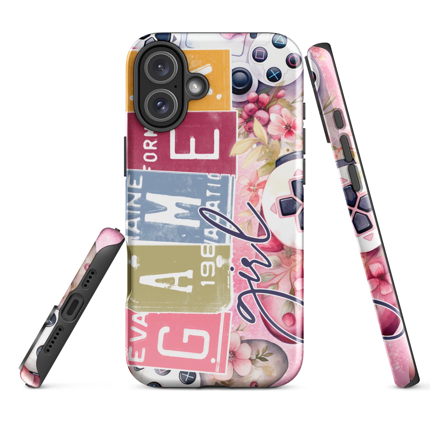 Tough Case for iPhone® - Gamer - Pink