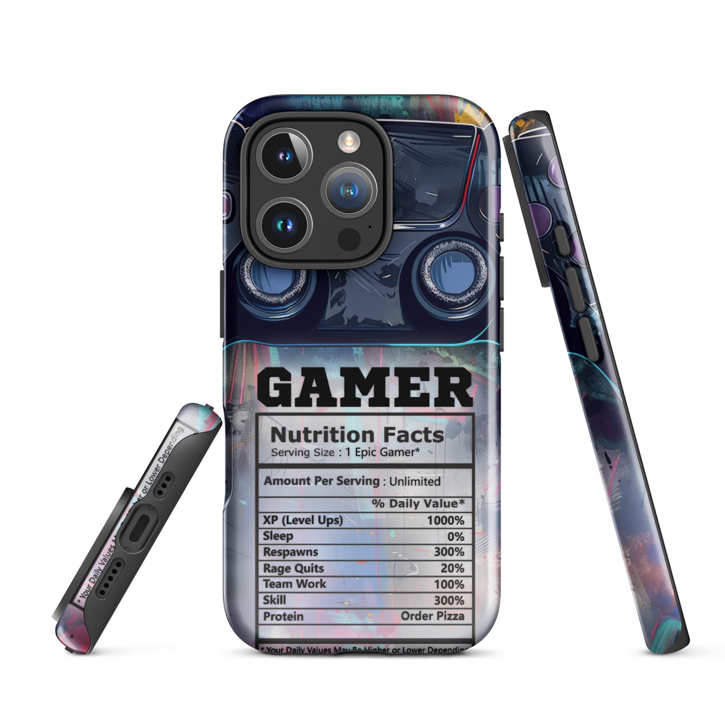 Tough Case for iPhone® - Gamer - Blue