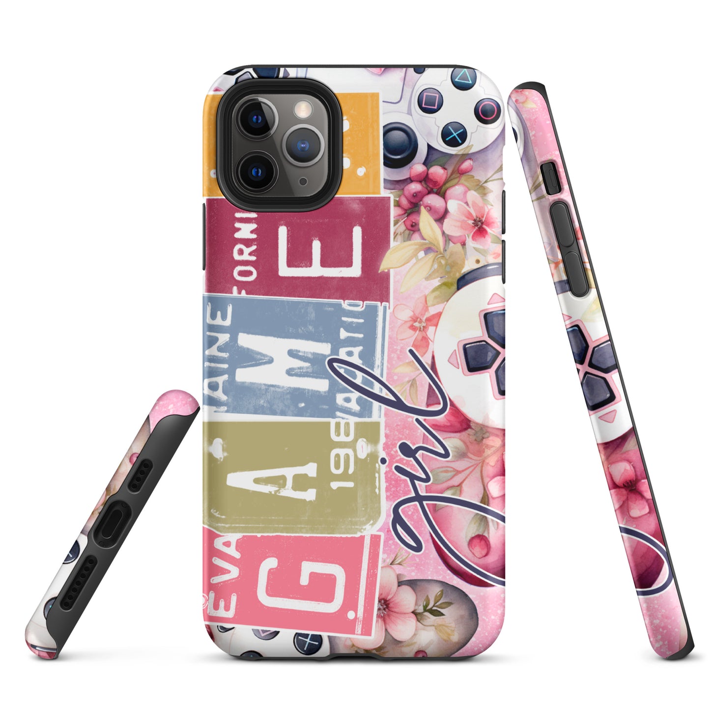 Tough Case for iPhone® - Gamer - Pink