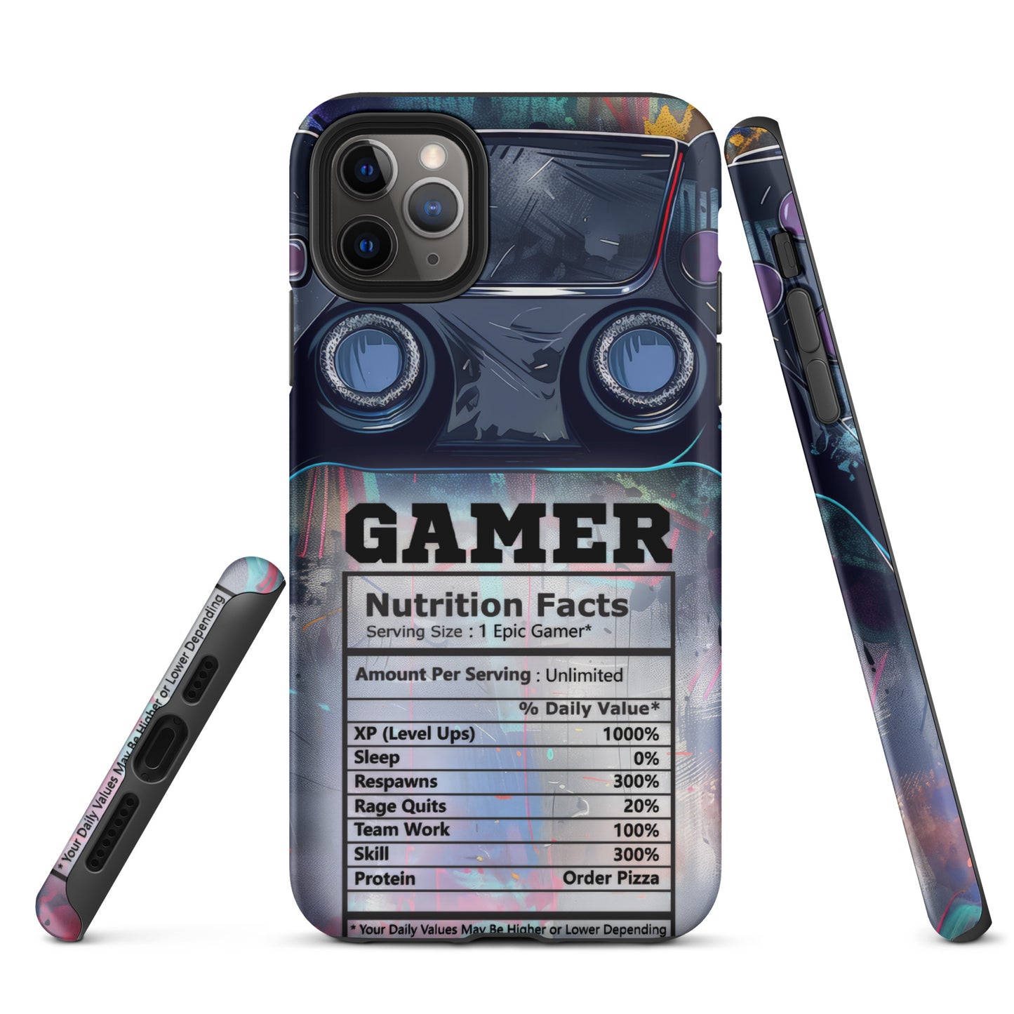 Tough Case for iPhone® - Gamer - Blue
