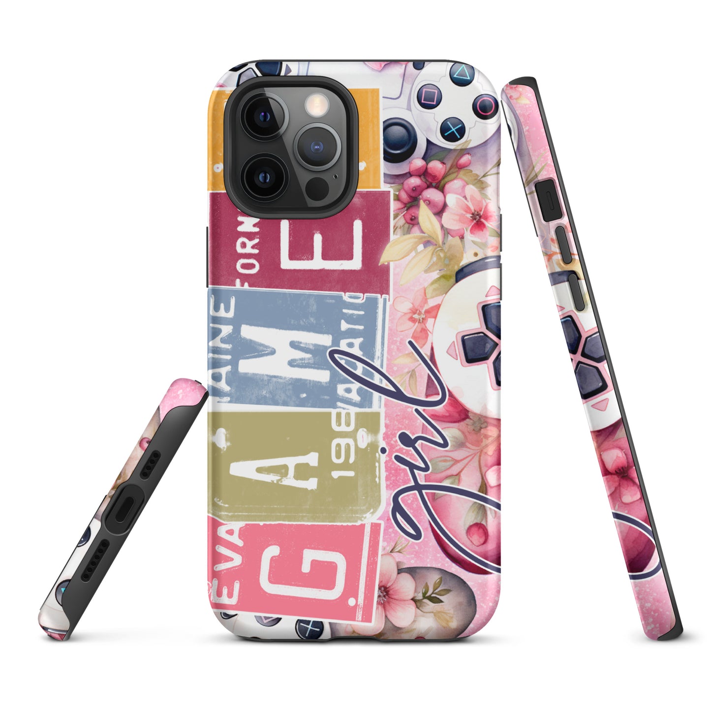 Tough Case for iPhone® - Gamer - Pink