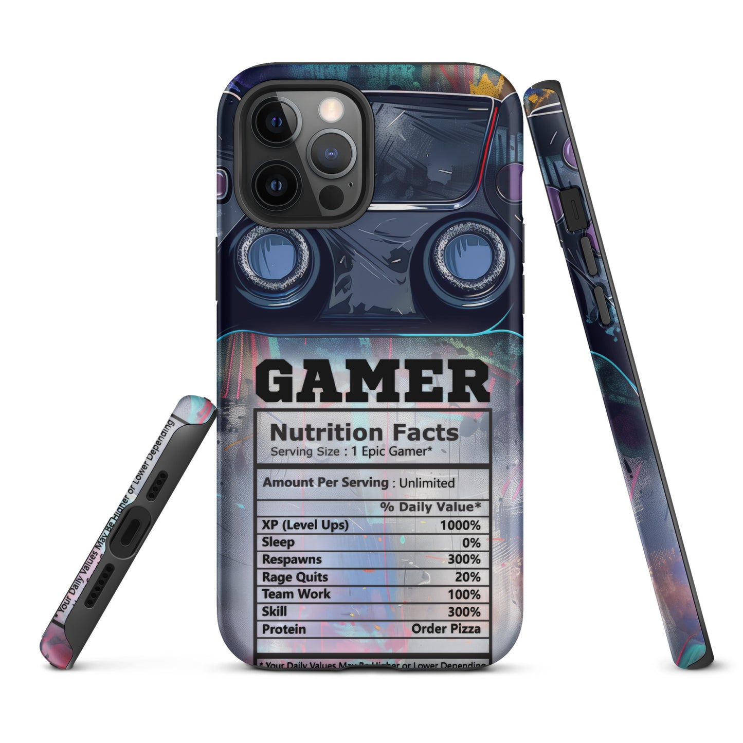 Tough Case for iPhone® - Gamer - Blue