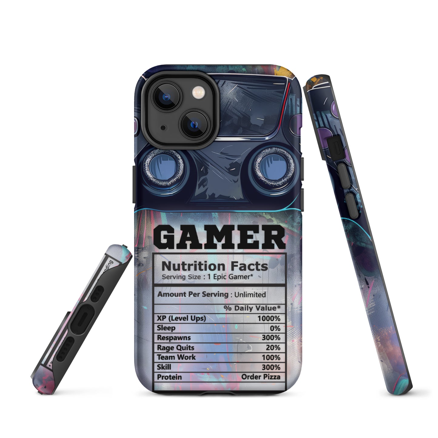 Tough Case for iPhone® - Gamer - Blue
