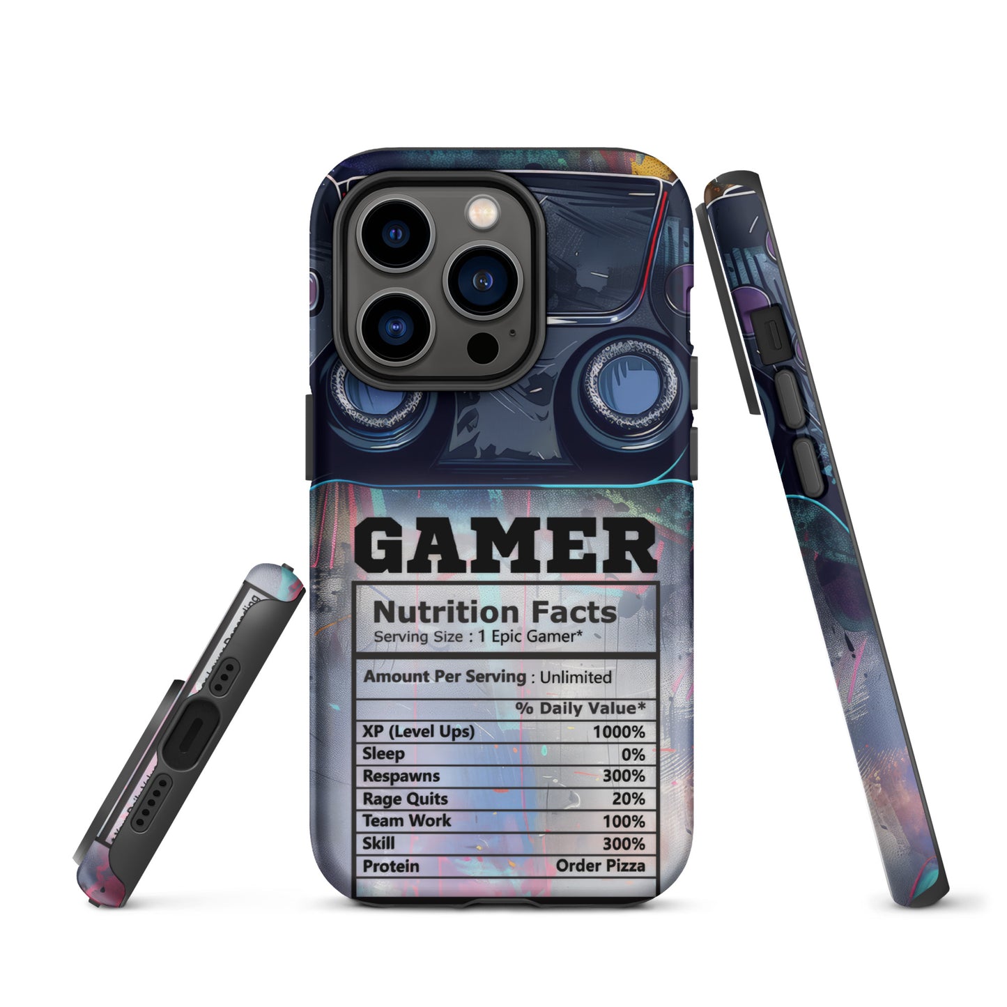 Tough Case for iPhone® - Gamer - Blue