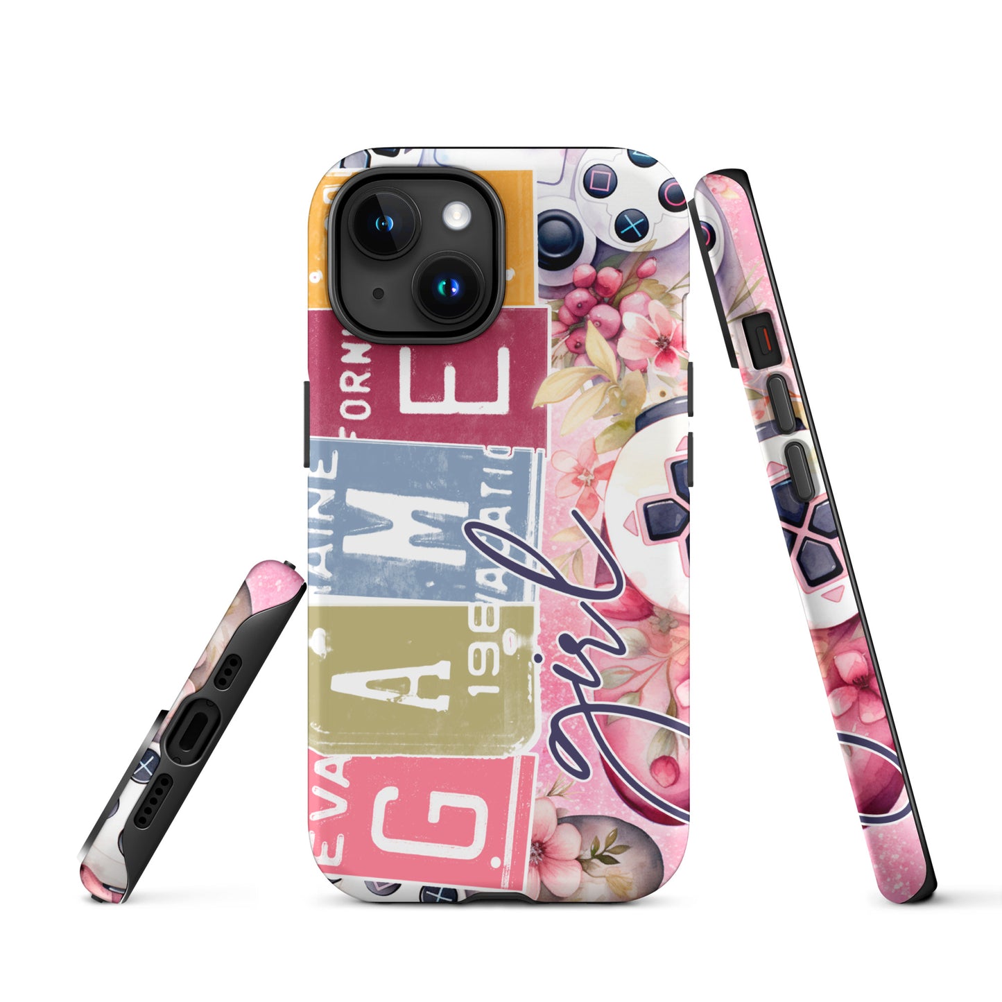 Tough Case for iPhone® - Gamer - Pink