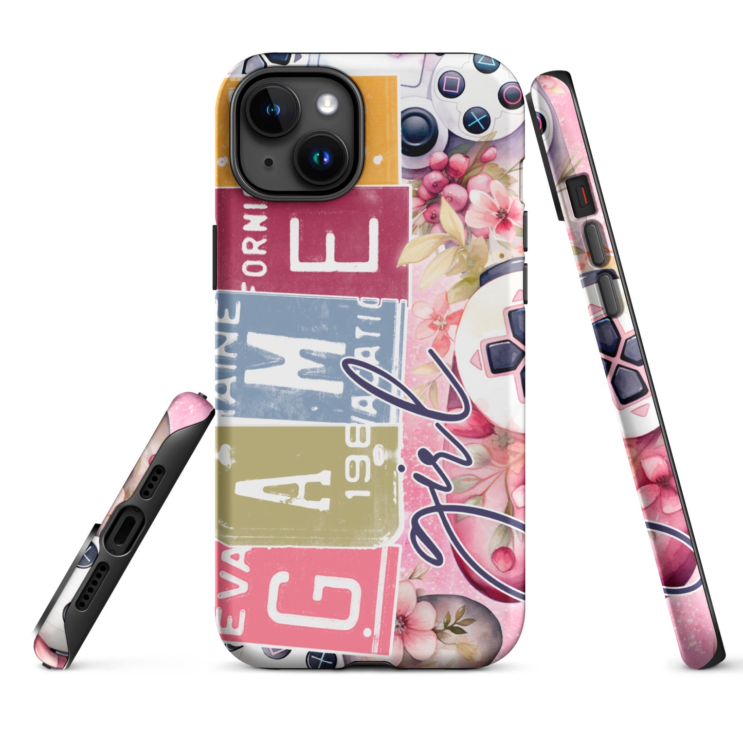 Tough Case for iPhone® - Gamer - Pink