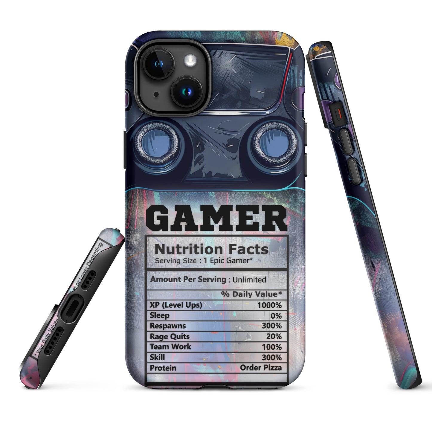 Tough Case for iPhone® - Gamer - Blue