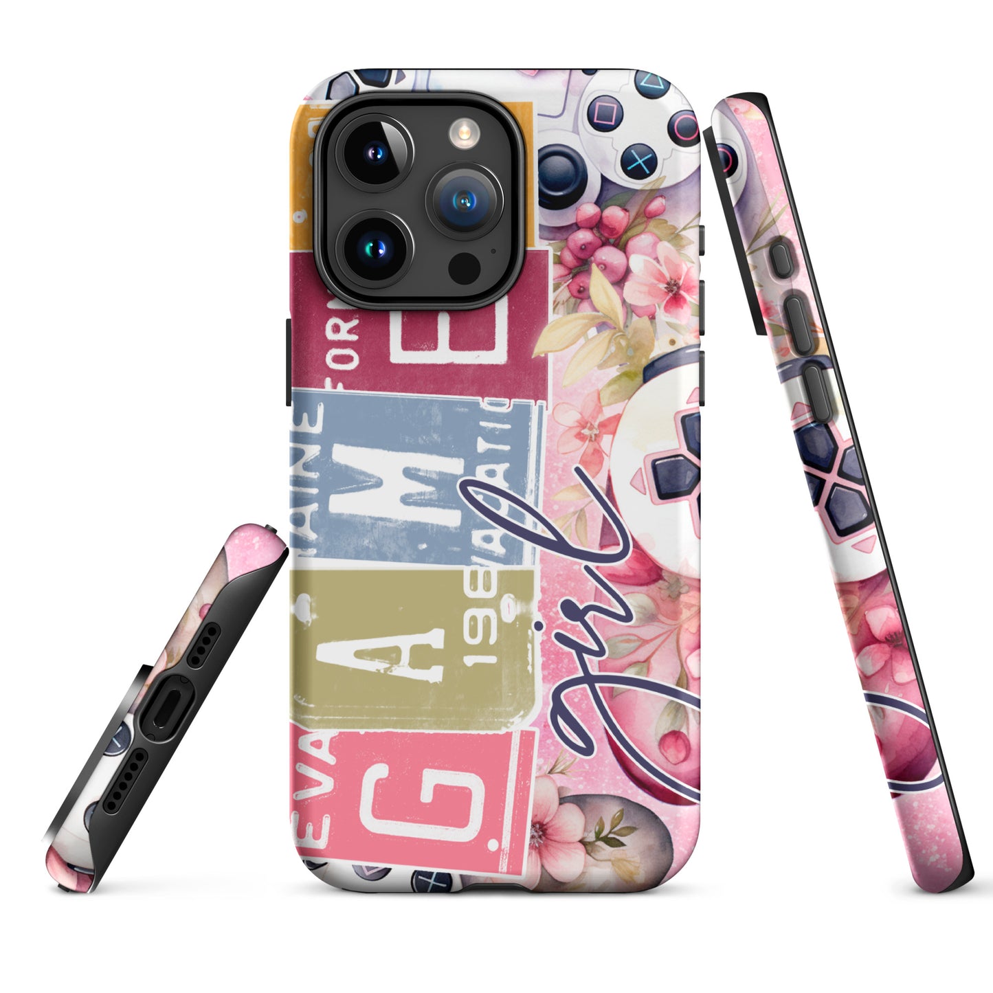 Tough Case for iPhone® - Gamer - Pink