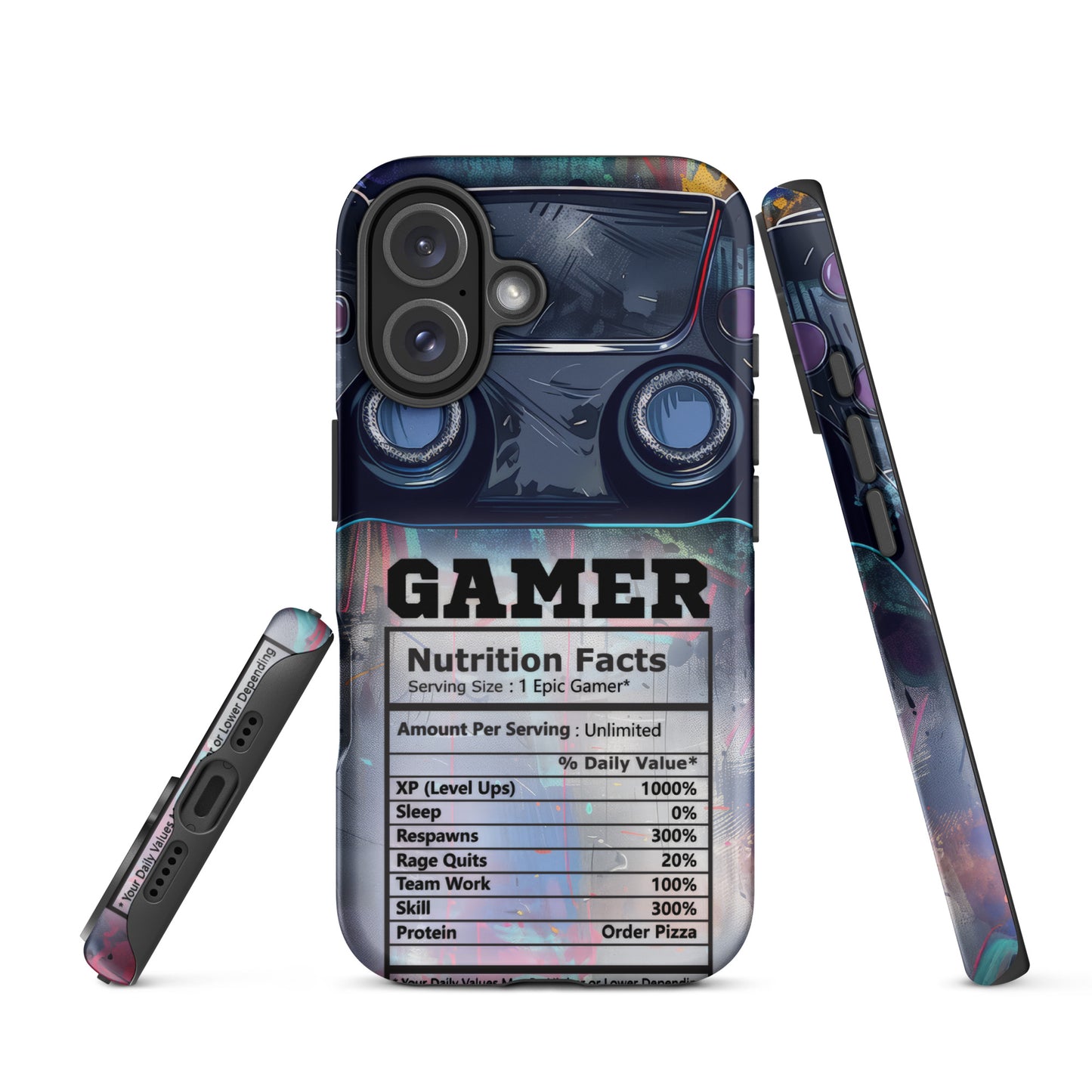 Tough Case for iPhone® - Gamer - Blue