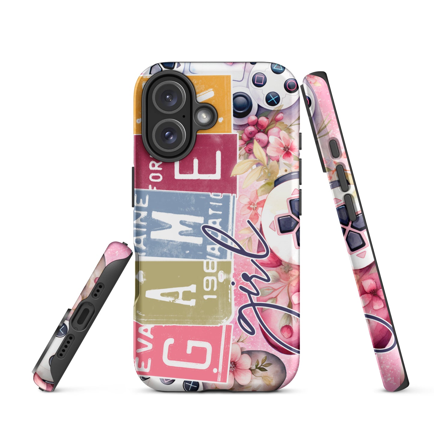 Tough Case for iPhone® - Gamer - Pink