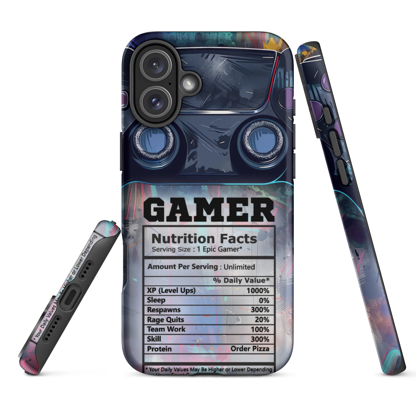 Tough Case for iPhone® - Gamer - Blue