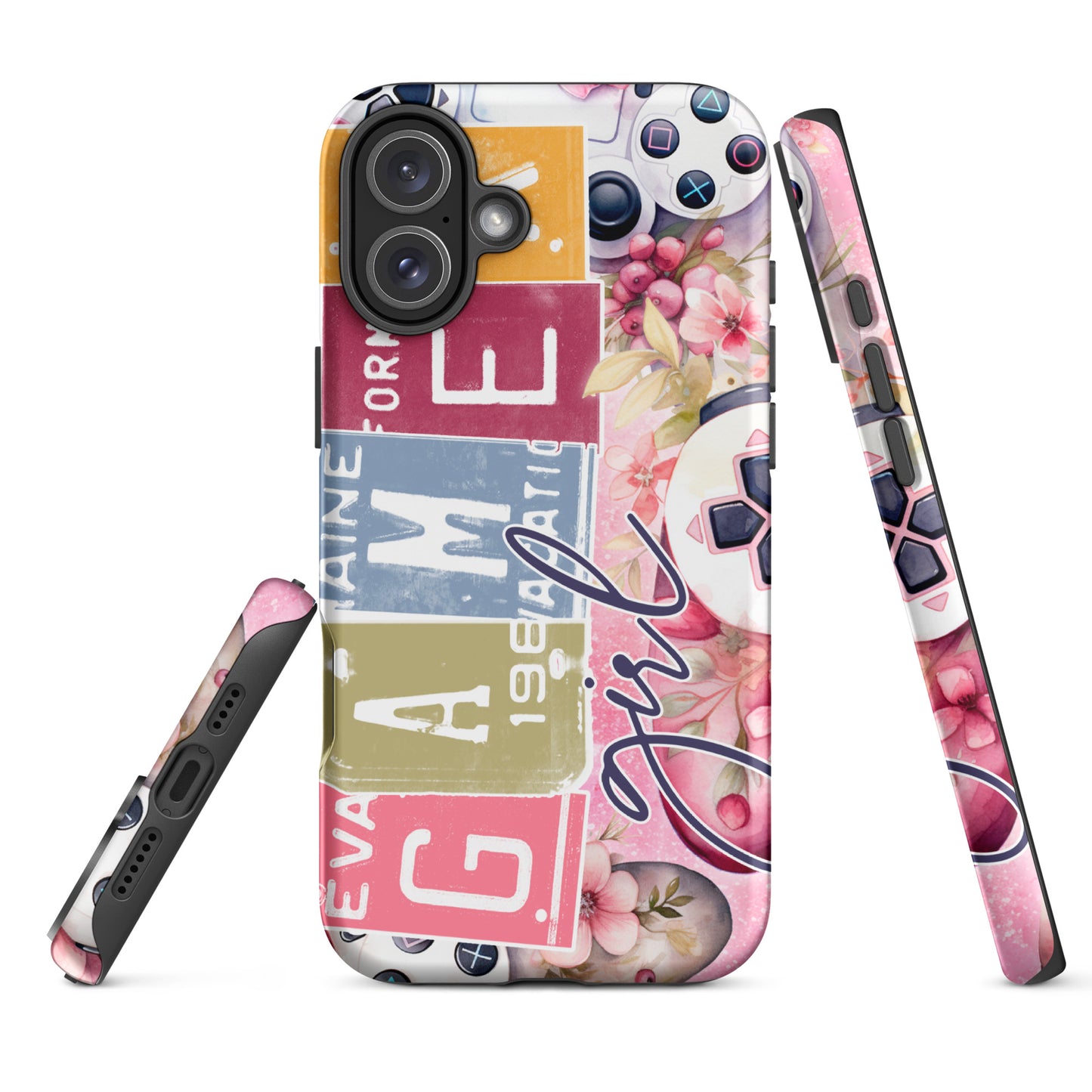 Tough Case for iPhone® - Gamer - Pink
