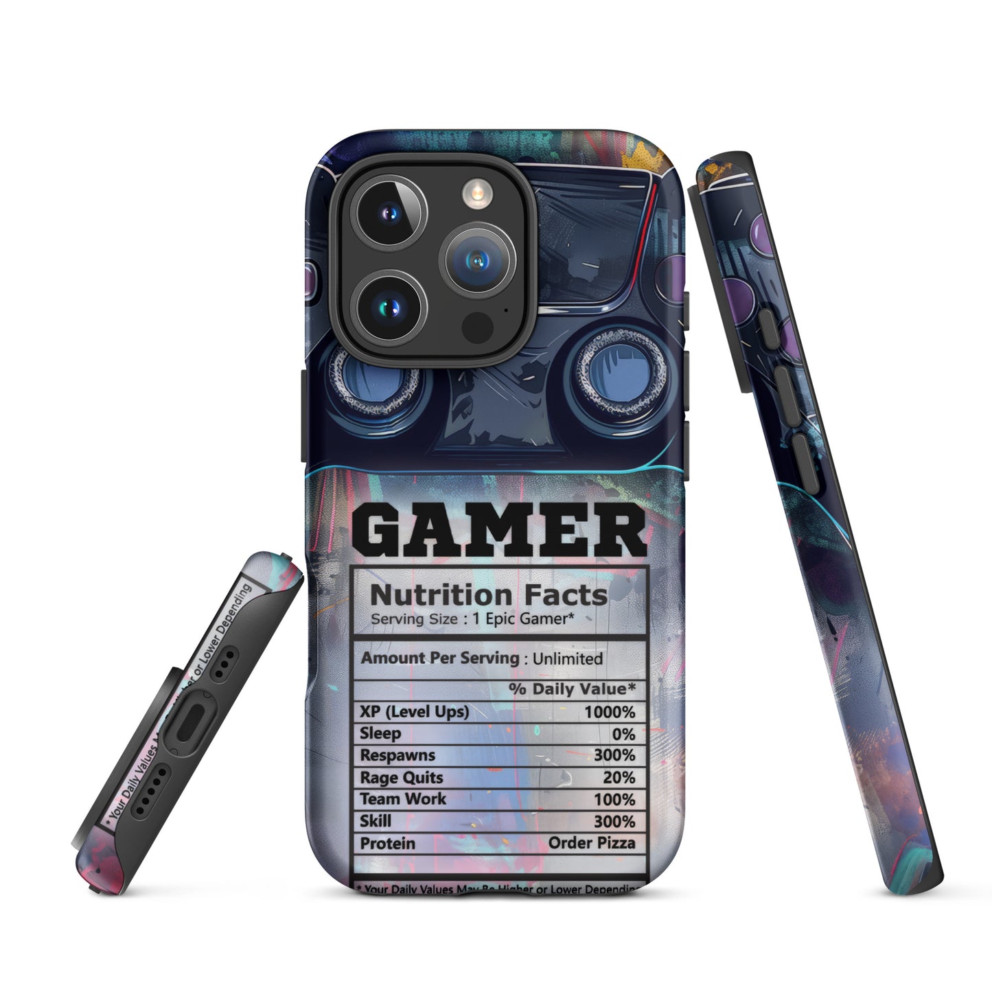 Tough Case for iPhone® - Gamer - Blue