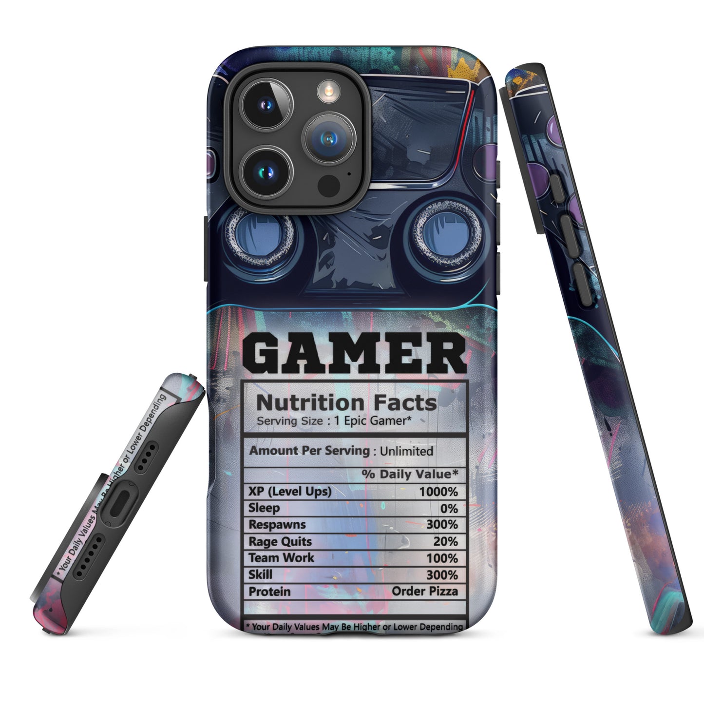 Tough Case for iPhone® - Gamer - Blue